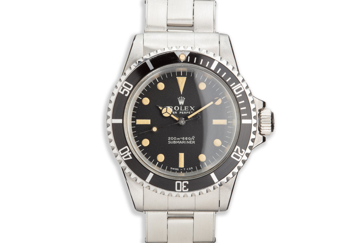 1966 Vintage Rolex Submariner 5513 Meters First Dial