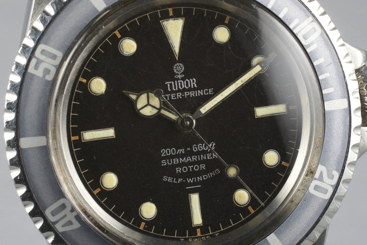 1964 Tudor Submariner 7928 Chapter Ring Underline Dial