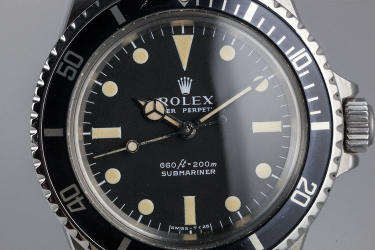 1973 Rolex Submariner 5513 "Serif" Dial