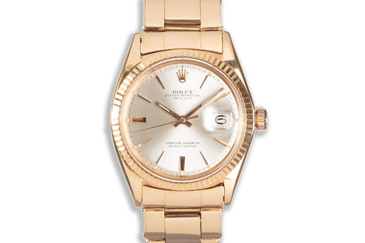 1966 Vintage Rolex 18K Rose Gold DateJust 1601