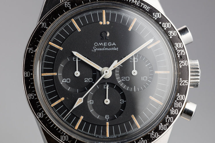 1967 Omega Straight Lug Pre-Moon Speedmaster Professional 105.003 with Extract from the Archives Paper and Case