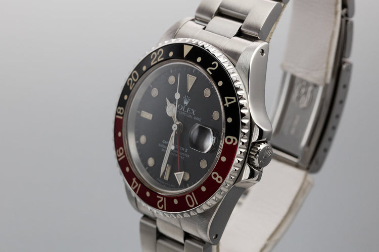 1988 Rolex GMT-Master II 16760 "Fat Lady" with "Black Granite" Dial