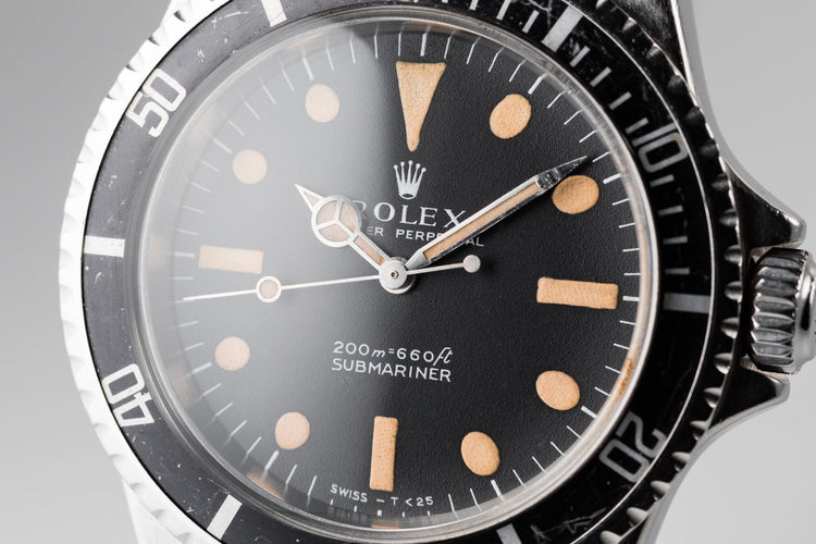 1968 Rolex Submariner 5513 with Meters First Dial