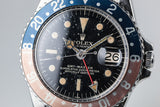 1963 Rolex GMT Gilt Underline Dial