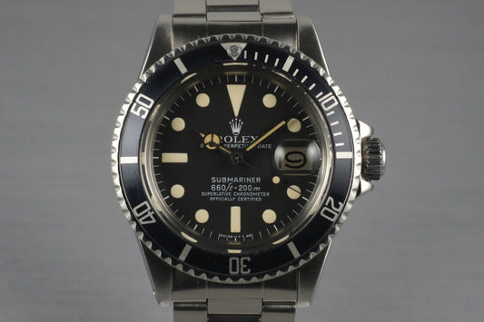 1978 Rolex Submariner 1680