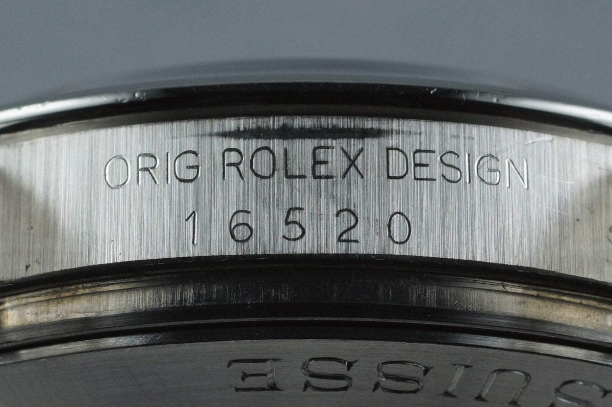 HQ Milton - 1990 Rolex Zenith Daytona 16520 White Dial with