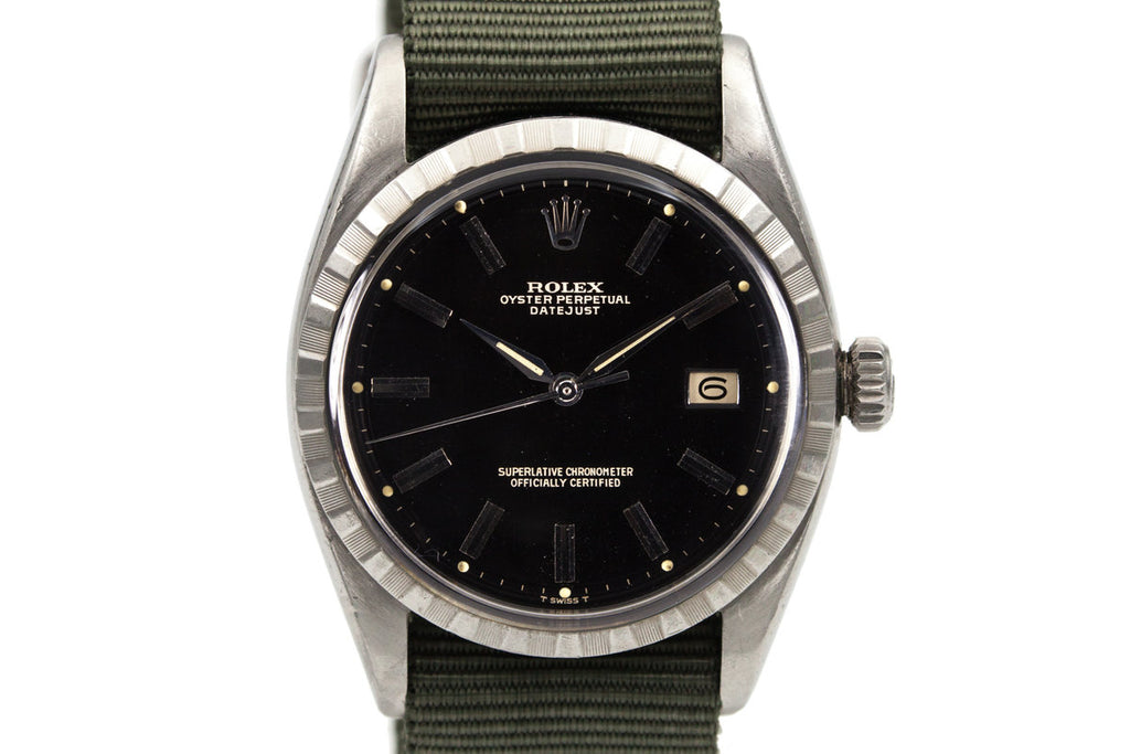 1958 Rolex Datejust 6605 with Glossy Gilt Dial