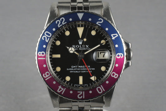 Rolex GMT 1675 with Mark 1 Dial