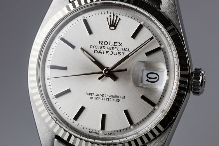 1968 Rolex DateJust 1601 with Silver Service Dial