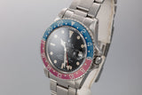 1968 Rolex GMT-Master 1675 with Mark 1 Matte Dial and Fuchsia Bezel