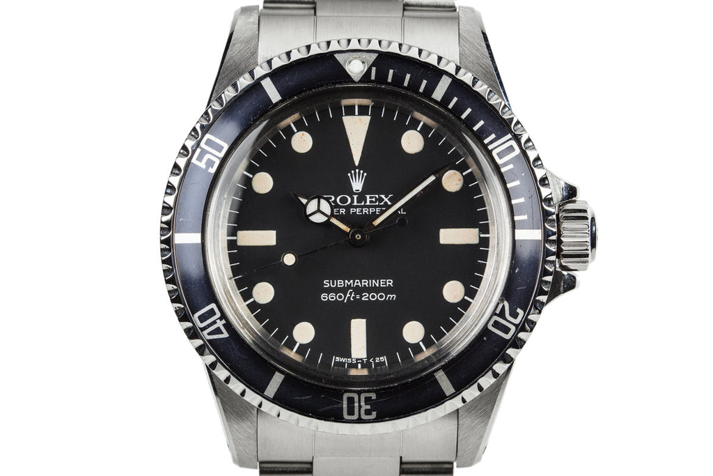 1981 Rolex Submariner 5513 with Mark 4 Maxi Dial