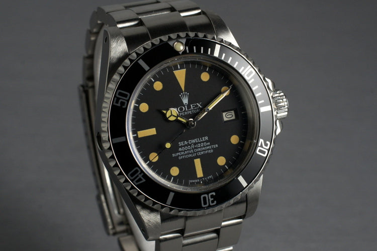 1982 Rolex Sea-Dweller 16660 with Box and Papers