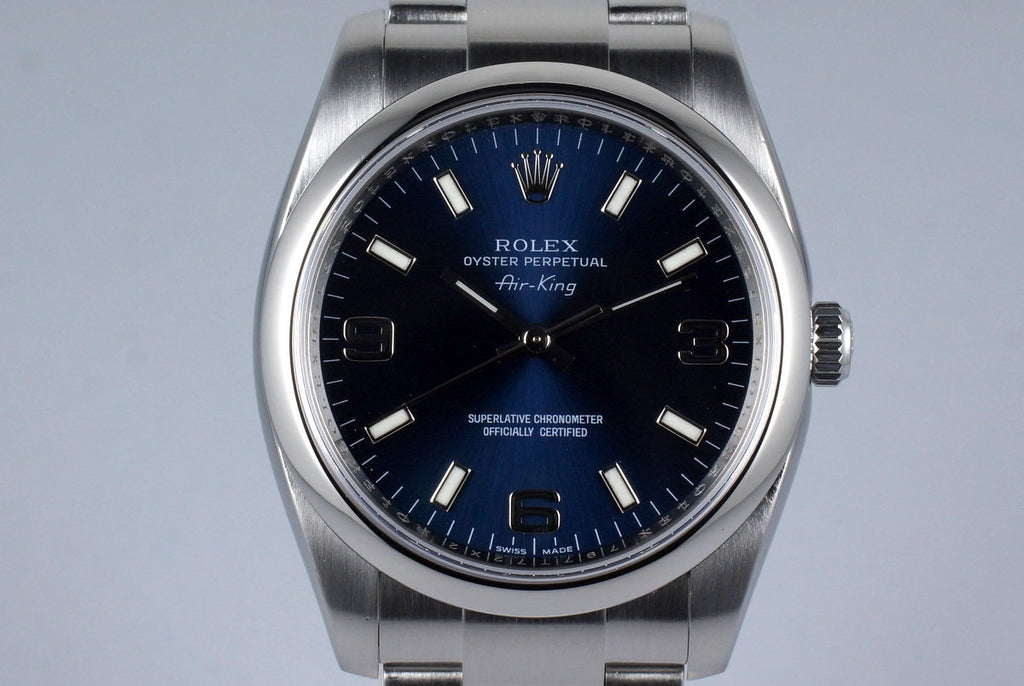2010 Rolex Air King 114200 with Box and Papers