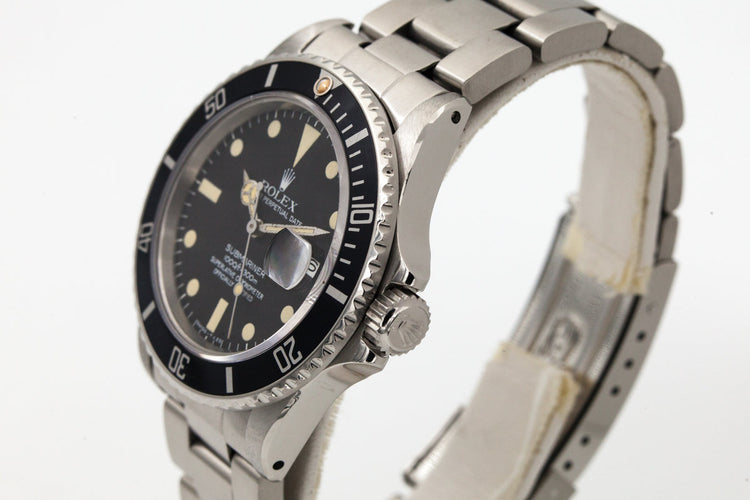 1983 Rolex Submariner 16800 Matte Dial