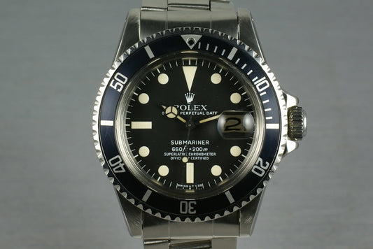 Rolex Submariner 1680 Fantastic one owner watch