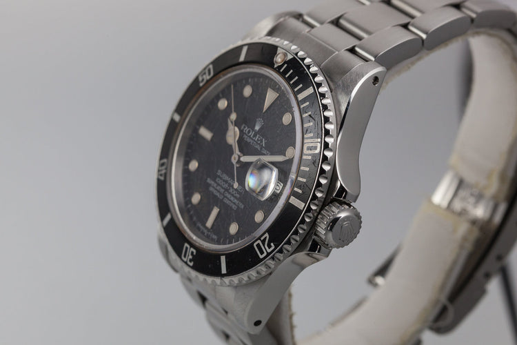 1984 Rolex Submariner 16800 Spider Dial