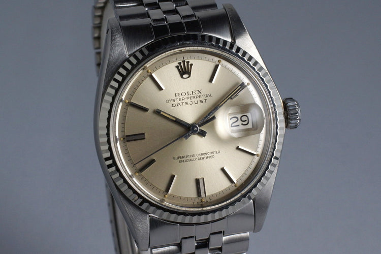 1971 Rolex DateJust 1601 Silver Dial
