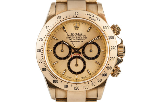 1991 Rolex 18K Gold Zenith Daytona 16528