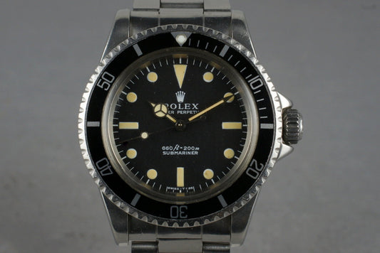 1978 Rolex Submariner 5513 with Box and Papers