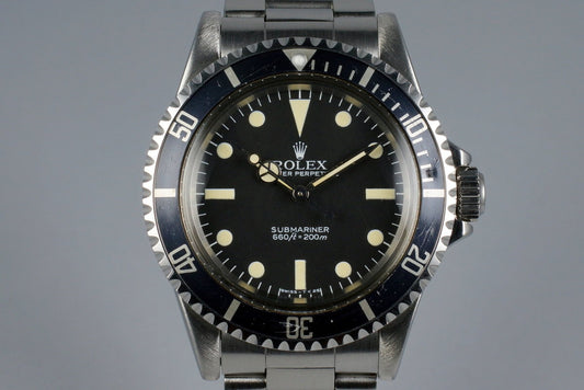 1981 Rolex Submariner 5513 Mark V Maxi Dial