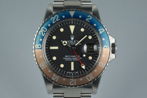 1978 Rolex GMT 1675 Radial Dial with Box and Papers