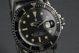 1971 Rolex Red Submariner 1680 with Mark 5 Dial
