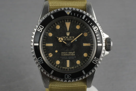 1963 Rolex Submariner 5512 PCG with 4 line gilt non chapter ring dial