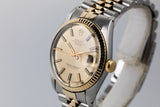 1974 Rolex Two Tone DateJust 1601 with Gold Sigma Dial