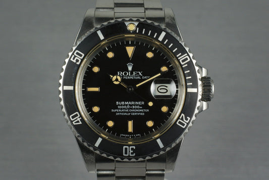 1986 Rolex Submariner 168000