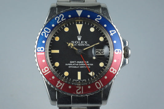 1968 Rolex GMT 1675 Mark I Dial