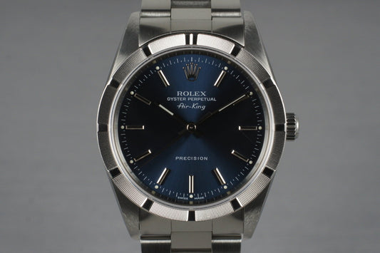 1999 Rolex Air-King 14010 Blue Dial