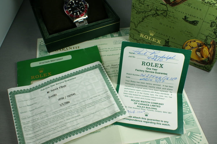 Rolex GMT 16750 with Box and papers