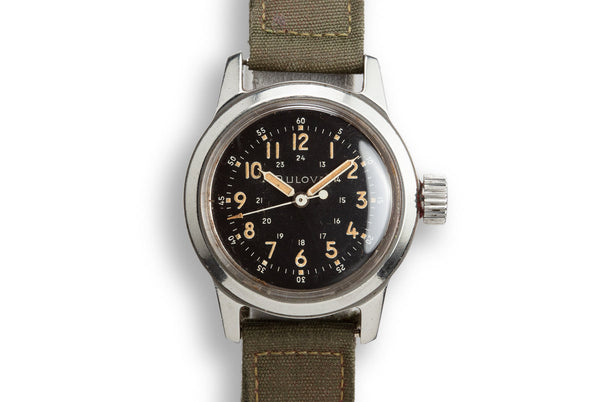 HQ Milton - 1950s Bulova A17A U.S. Military Issued Hacking 