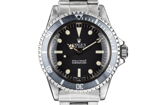 1967 Rolex Submariner 5513 Meters First Dial