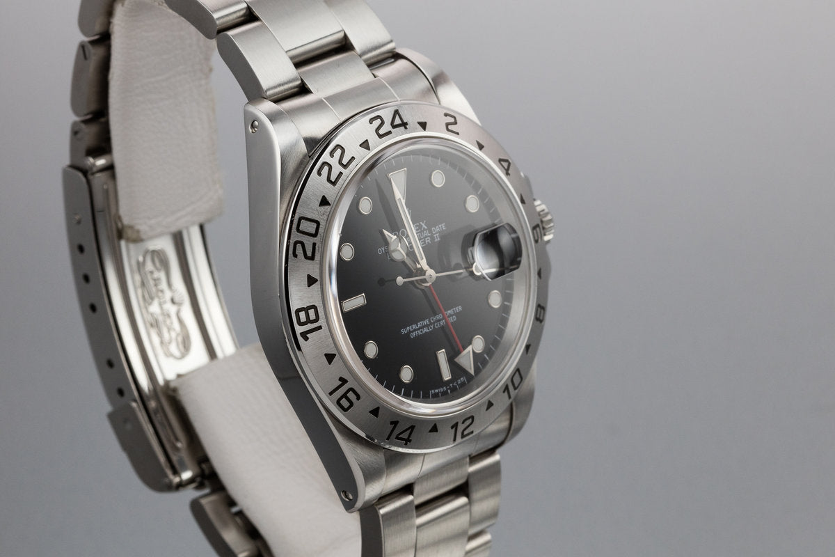 1994 Rolex Explorer II 16570 Black Dial