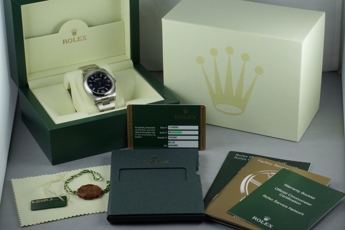 HQ Milton - 2014 Rolex Oyster Perpetual 116000 with Box and Papers