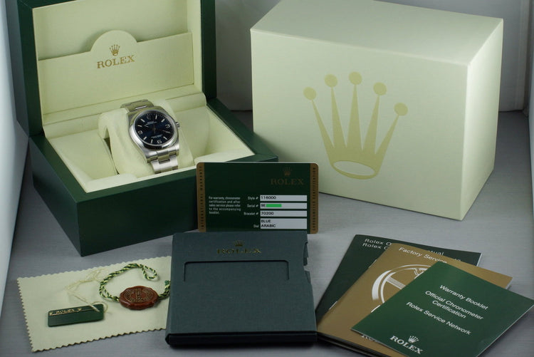 2014 Rolex Oyster Perpetual 116000 with Box and Papers