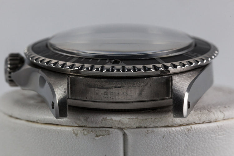 1961 Rolex Submariner 5512 with Pointed Crown Gaurds and Service Dial