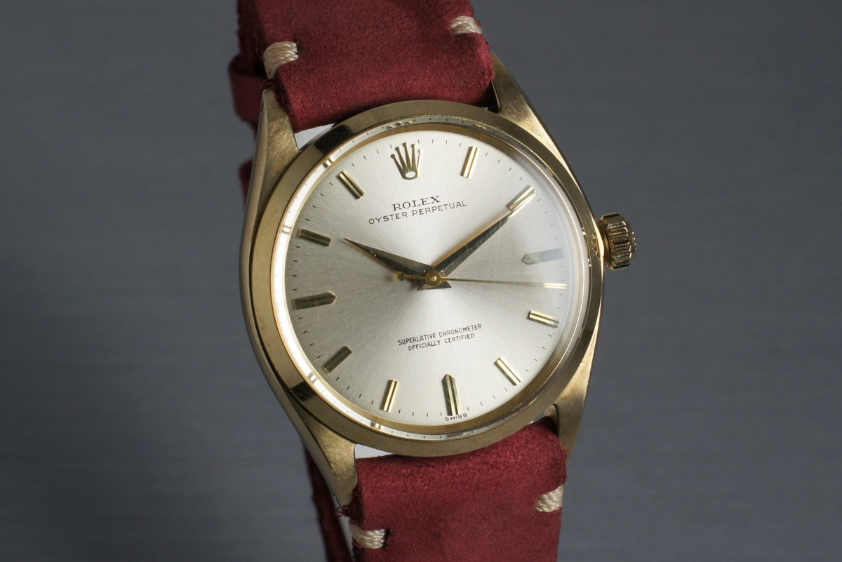 HQ Milton 1961 Rolex 14K Oyster Perpetual 1002 Inventory 3035