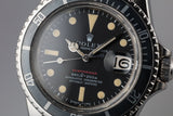 1969 Rolex Red Submariner 1680 MK IV Dial with Box and Double Punch Papers