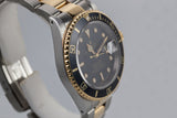 1991 Rolex Two Tone Black Submariner 16613