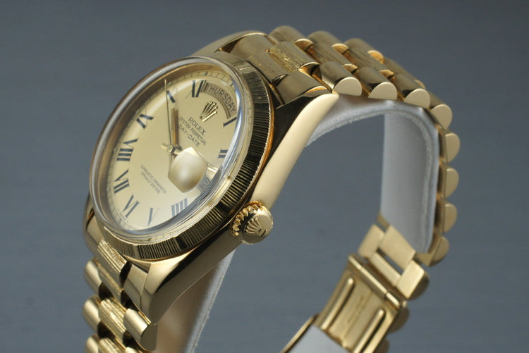 1968 Rolex Yellow Gold Bark Day-Date 1807