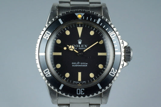 1978 Rolex Submariner 5513 with Serif Dial