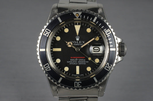 1970 Rolex Red Submariner 1680 Mark VI
