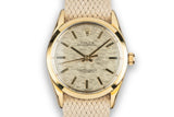 1972 Rolex Gold Shell Oyster Perpetual 1004 Mosaic Dial