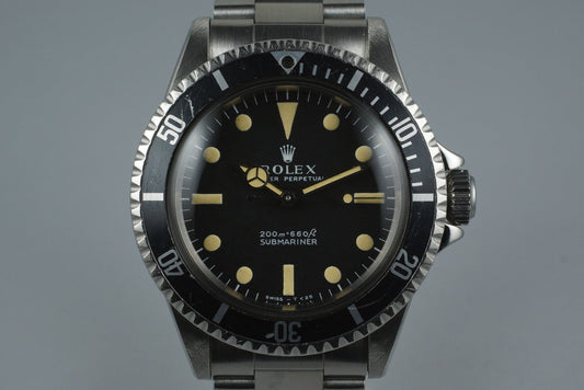 1968 Rolex Submariner Ref: 5513 Meters First Dial