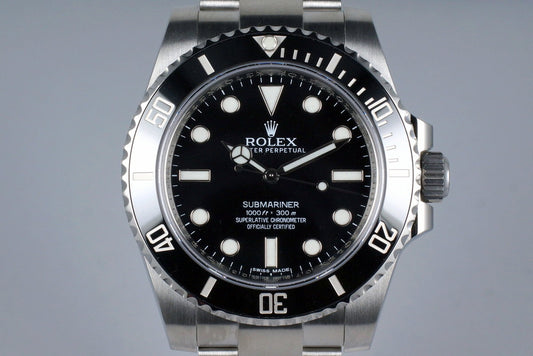 2016 Rolex Submariner 114060
