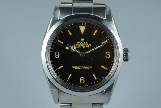 1964 Rolex Explorer 1 1016 with Tropical Gilt Dial
