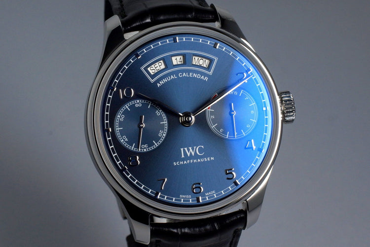 2016 IWC Annual Calendar IW503502 with Box and Papers