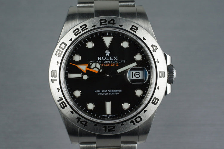 2012 Rolex Explorer II 216570 with and Box and Papers
